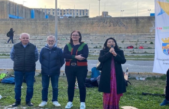  High Commissioner Ms. Gloria Gangte was honoured to join Eastern Regional Council and Msida Local Council to commemorate selection of the Eastern region as European Region of Sport this year.